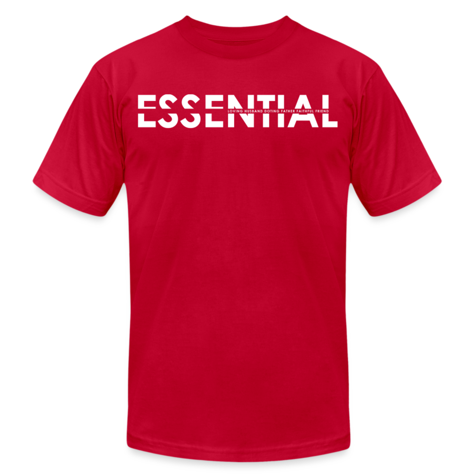 Essential Husband Father Friend / Men’s Canvas T3W - red