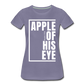 Apple of His Eye / Perfectly Basic Women’s Tee / White Graphic - washed violet