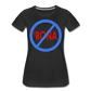 No 'Rona / Perfectly Basic Women's Tee / Blue & Red Clean - black