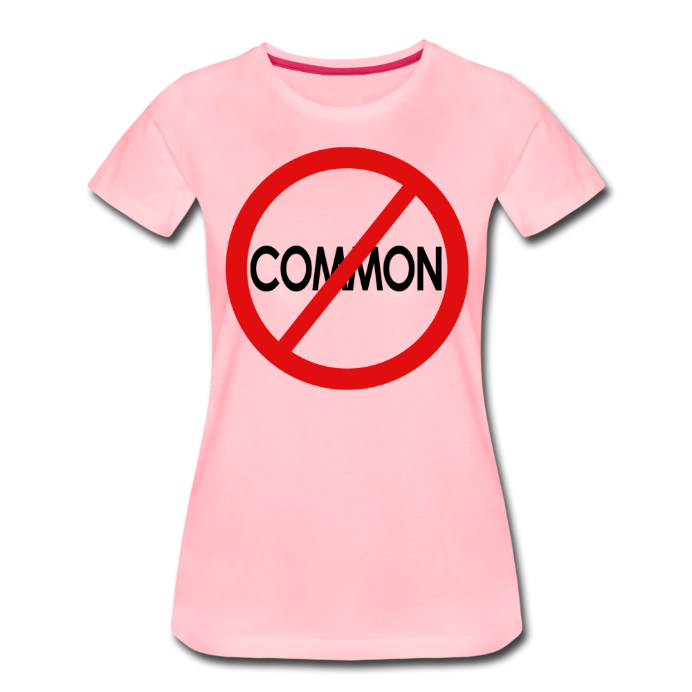 Uncommon / Perfectly Basic Women's Tee / Red & Black - pink