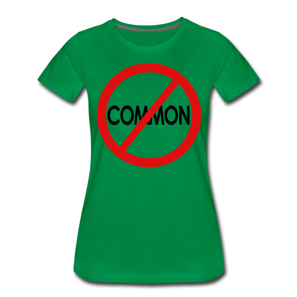 Uncommon / Perfectly Basic Women's Tee / Red & Black - kelly green