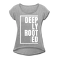 Deeply Rooted / Women’s Tennis Tail Tee / White - heather gray