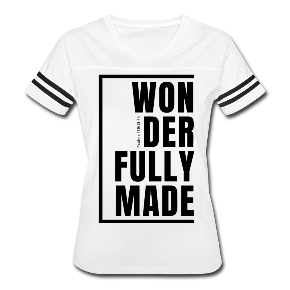 Wonderfully Made / Women’s Vintage Sport / Black - white/black