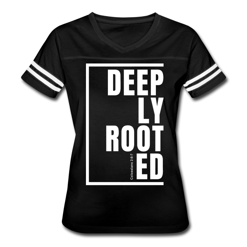 Deeply Rooted / Women's Vintage Sport / White - black/white