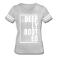 Deeply Rooted / Women's Vintage Sport / White - heather gray/white