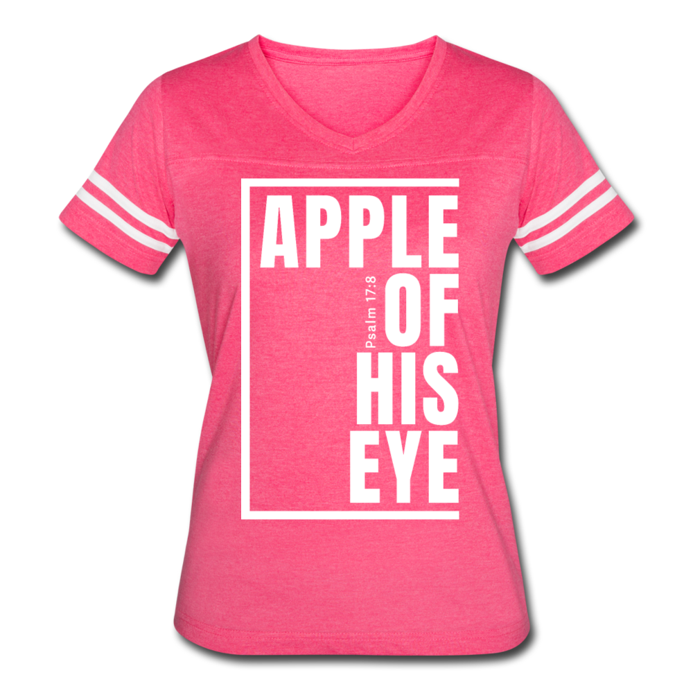 Apple of His Eye / Women's Vintage Sport / White - vintage pink/white