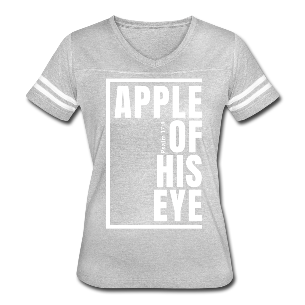 Apple of His Eye / Women's Vintage Sport / White - heather gray/white
