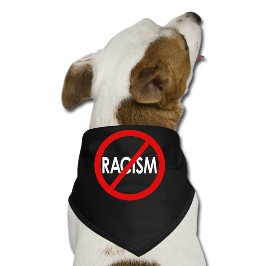 Doggie Bandana No Racism/RWC - black