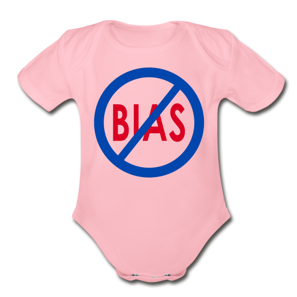 No Bias Organic Baby Onsie/BluRC - light pink