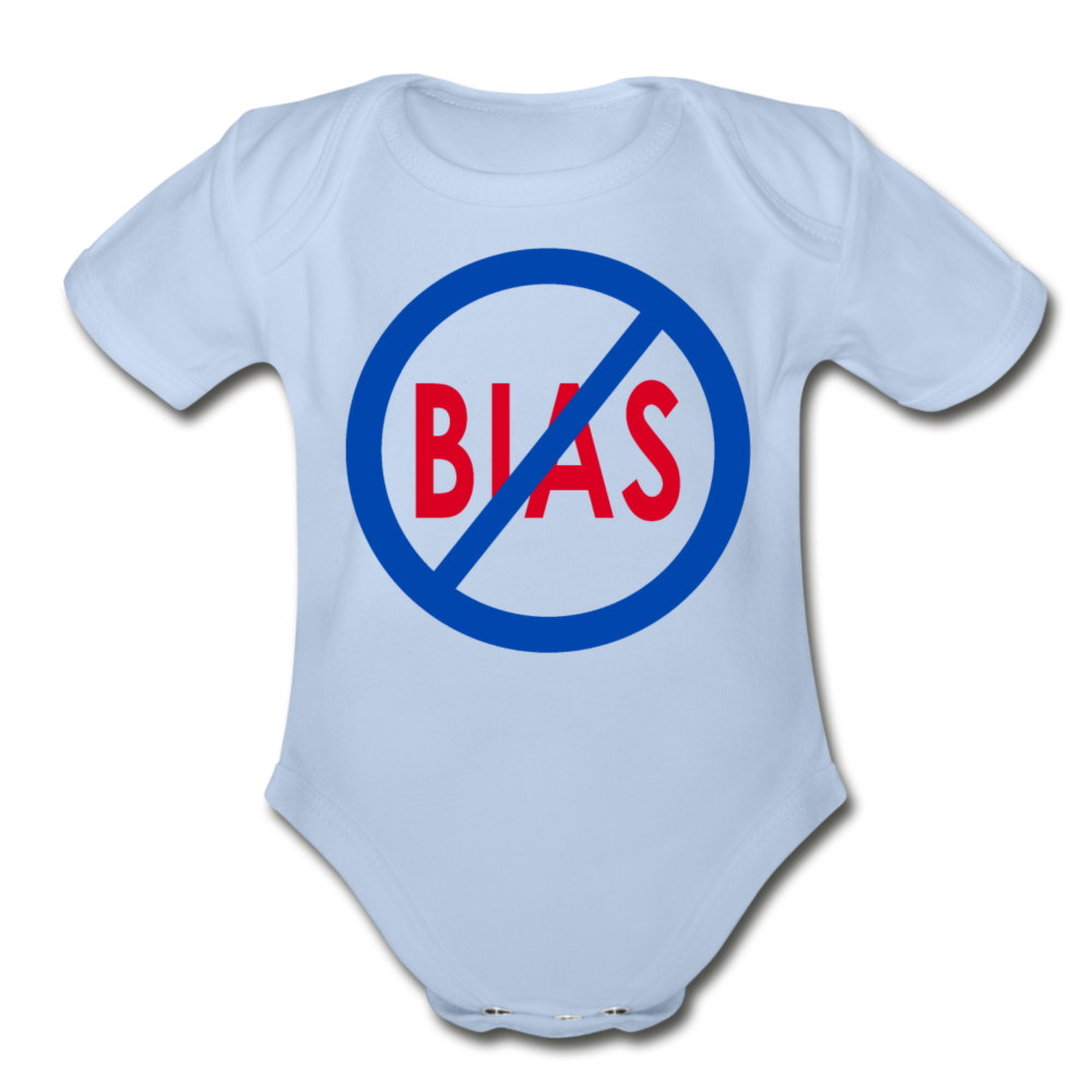 No Bias Organic Baby Onsie/BluRC - sky