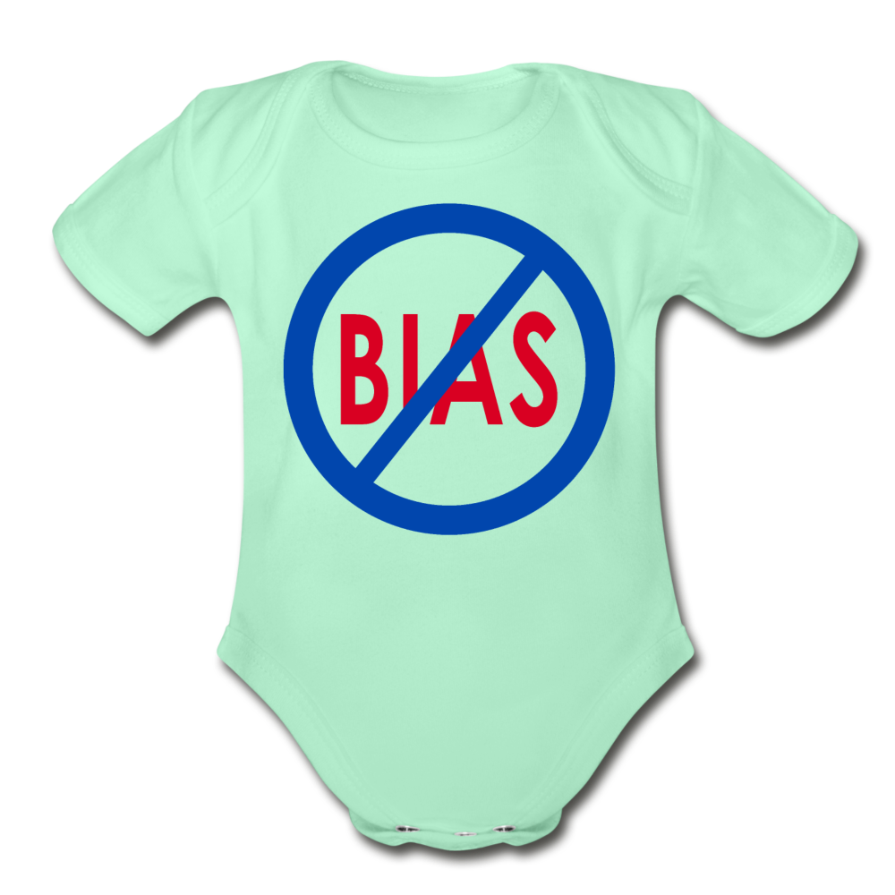 No Bias Organic Baby Onsie/BluRC - light mint