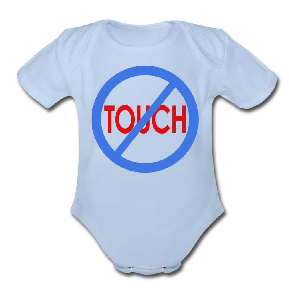 Don't Touch Organic Baby Onsie/BluRC - sky