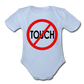 Don't Touch Organic Baby Onsie/RBlkC - sky
