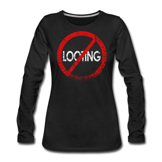 No Looting / Wom. Premium LS RWD - black