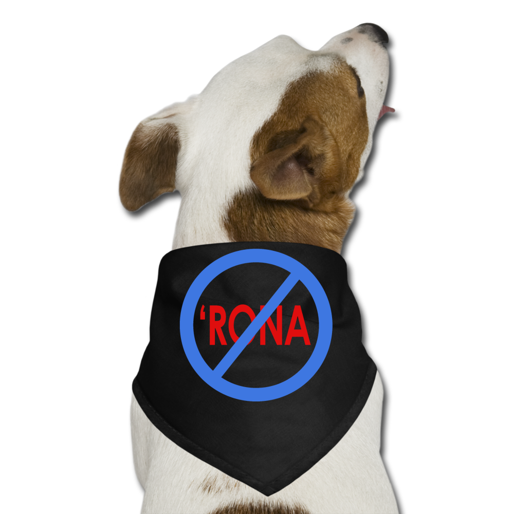 No 'Rona / Doggie Bandana BluRC - black