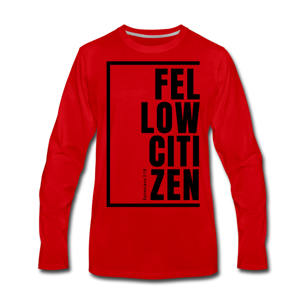 Fellow Citizen / Men Premium LS B - red
