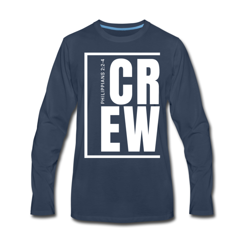 Crew / Men Premium LS W - navy
