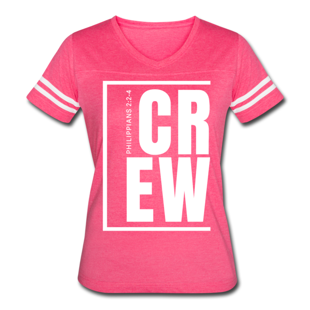 Crew / Wom. Vintage W - vintage pink/white