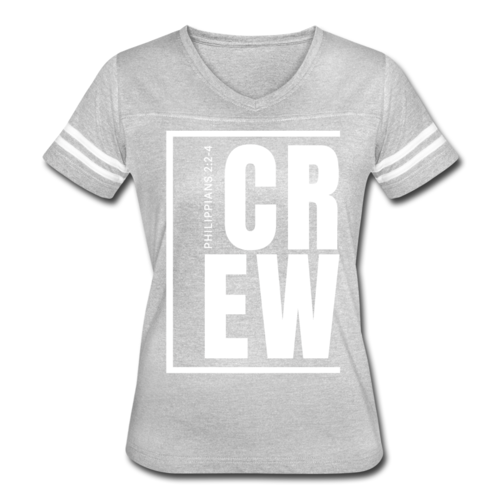 Crew / Wom. Vintage W - heather gray/white