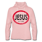 Jesus 24/7/365 Unisex Rough-Cut Lightweight Hoodie RBlkD - cream heather pink