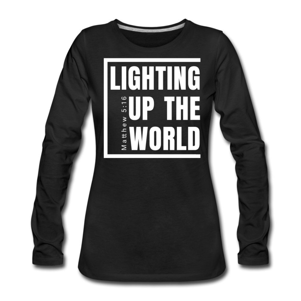 Lighting Up The World / Wom. Premium LSW - black