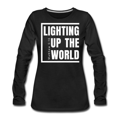 Lighting Up The World / Wom. Premium LSW - black