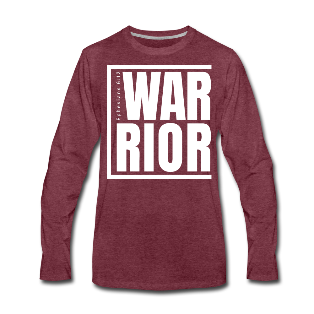 Warrior / Men Premium LSW - heather burgundy