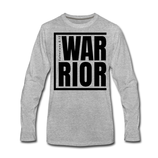 Warrior / Men Premium LSBlk - heather gray