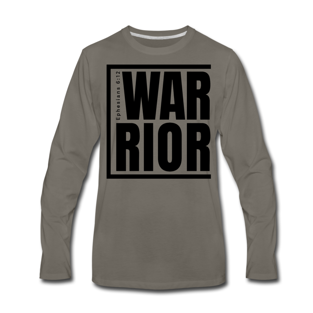 Warrior / Men Premium LSBlk - asphalt gray