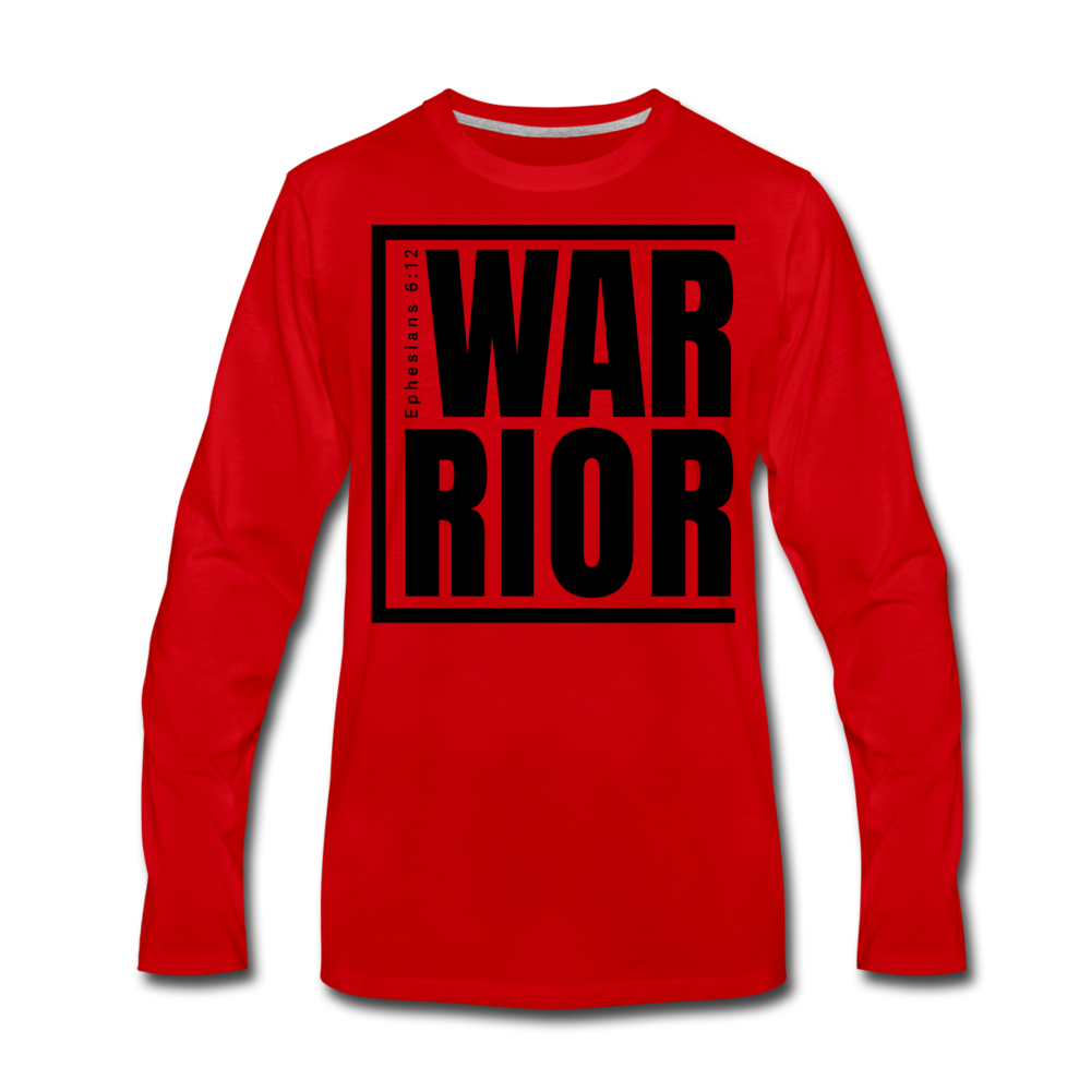 Warrior / Men Premium LSBlk - red