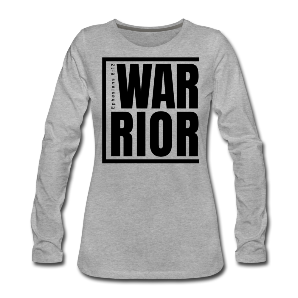 Warrior / Wom. Premium LSBlk - heather gray