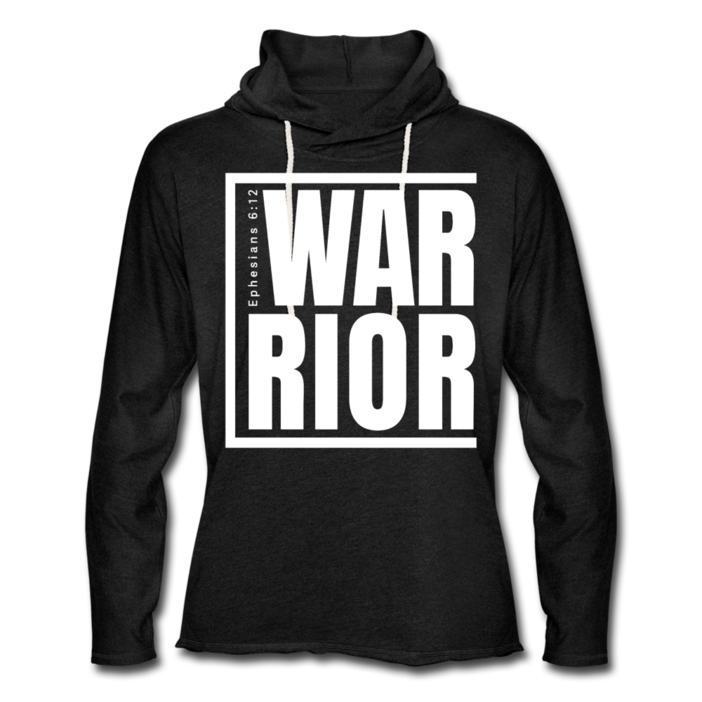 Warrior / Unisex Rough-Cut Lightweight Hoodie W - charcoal gray
