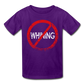 No Whining / Kids' T-Shirt RWD - purple