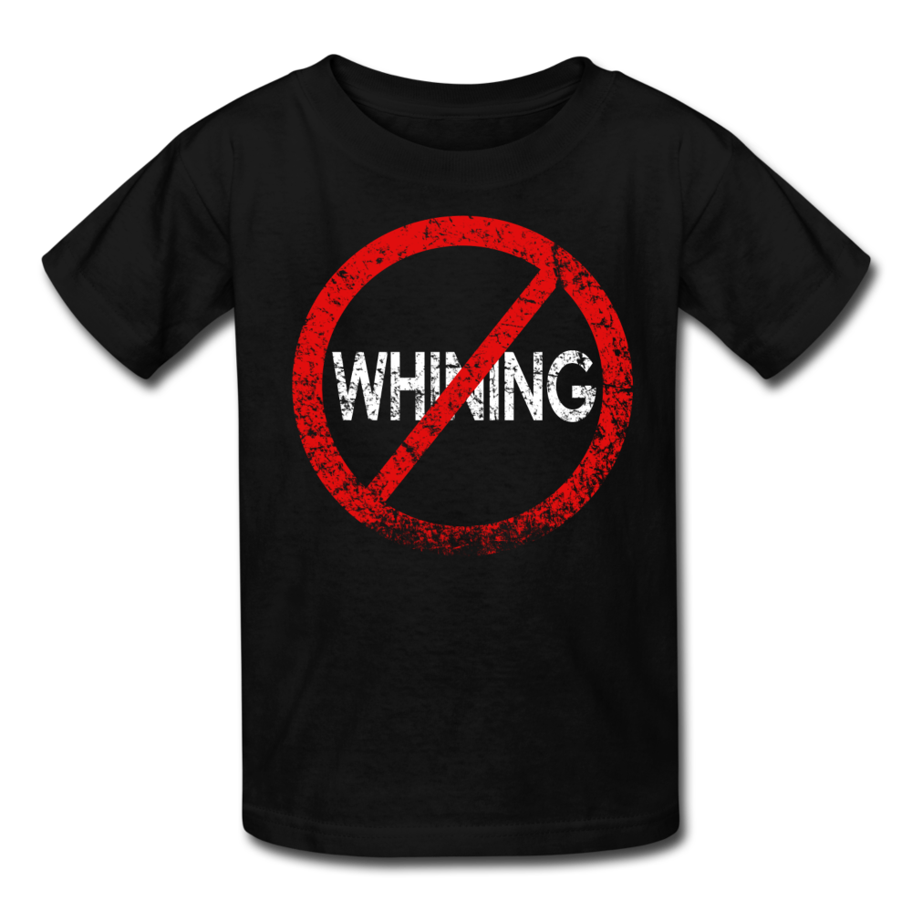 No Whining / Kids' T-Shirt RWD - black