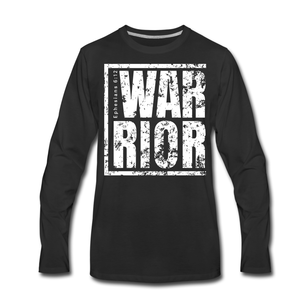 Warrior / Men Premium LSW Distressed - black