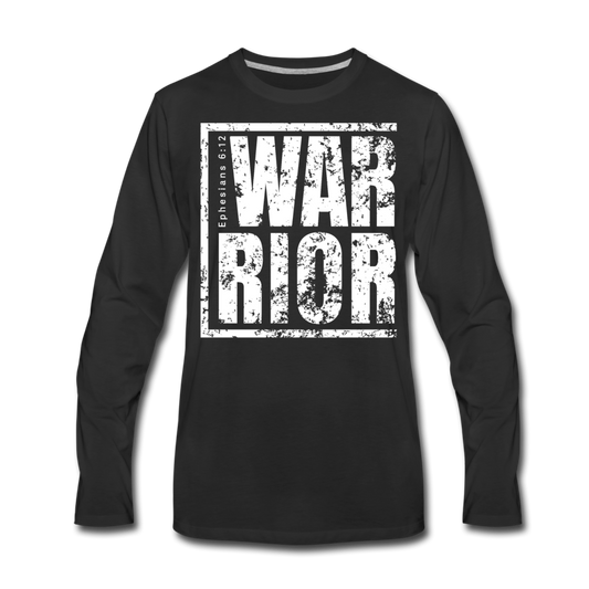 Warrior / Men Premium LSW Distressed - black