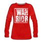Warrior / Wom. Premium LSW Distressed - red