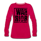 Warrior / Wom. Premium LSBlk Distressed - dark pink