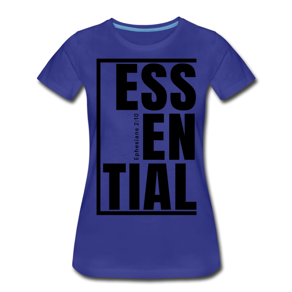 Essential / Wom. Perfectly Basic / iamHIS Black - royal blue