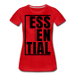 Essential / Wom. Perfectly Basic / iamHIS Black - red