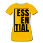 Essential / Wom. Perfectly Basic / iamHIS Black - sun yellow