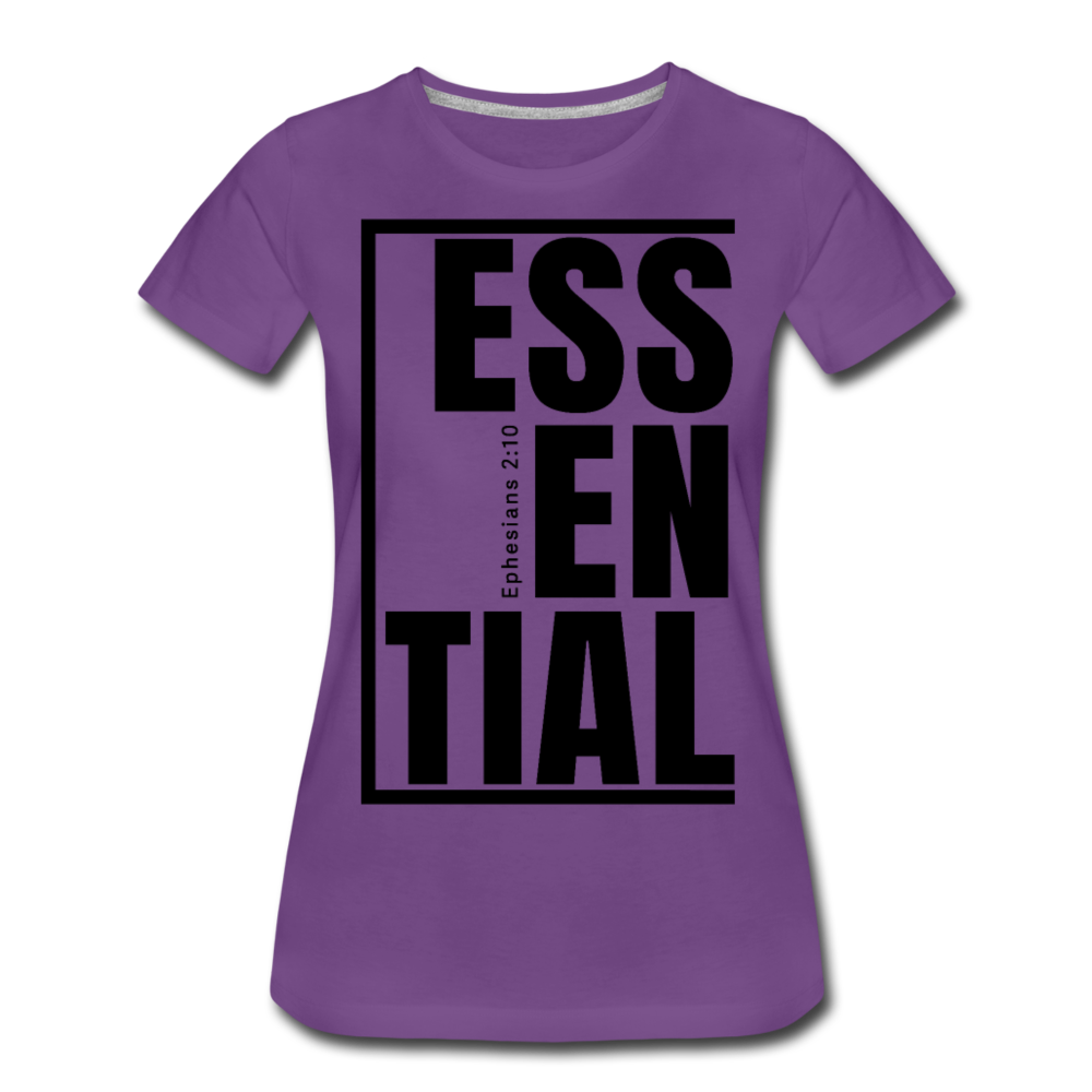 Essential / Wom. Perfectly Basic / iamHIS Black - purple