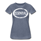Essential / Wom. Perfectly Basic Uncommon Distressed White - heather blue