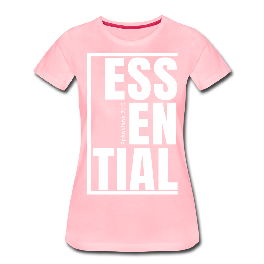 Essential / Wom. Perfectly Basic / iamHIS White - pink