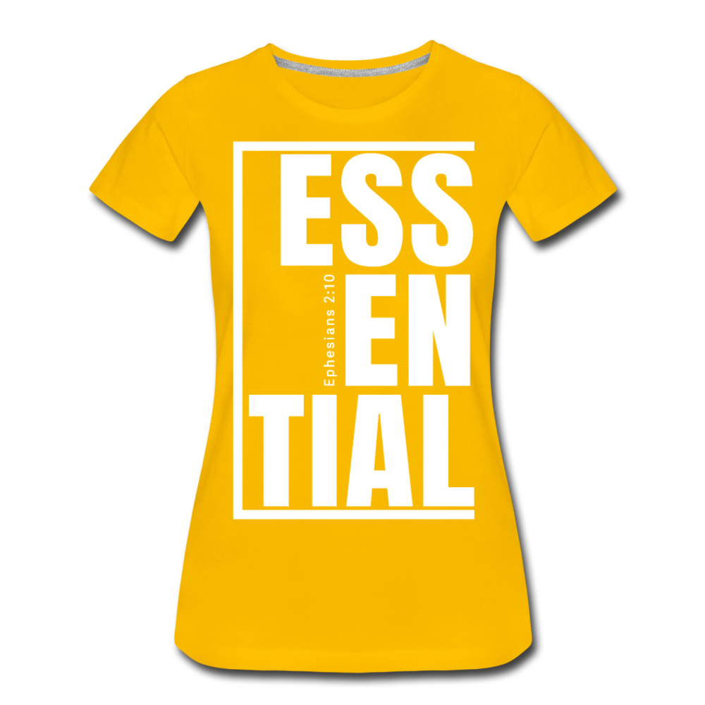Essential / Wom. Perfectly Basic / iamHIS White - sun yellow