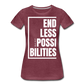 Endless Possibilities / Wom. Perfectly Basic W - heather burgundy