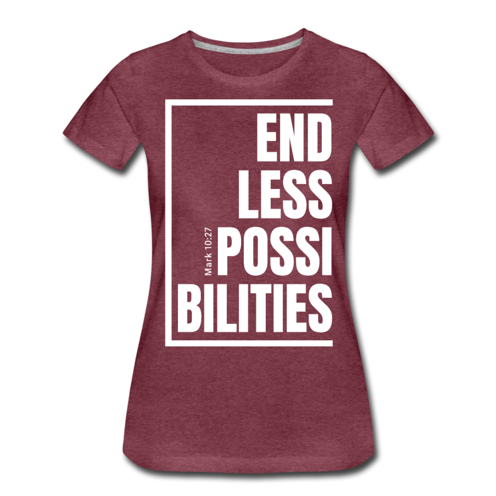 Endless Possibilities / Wom. Perfectly Basic W - heather burgundy
