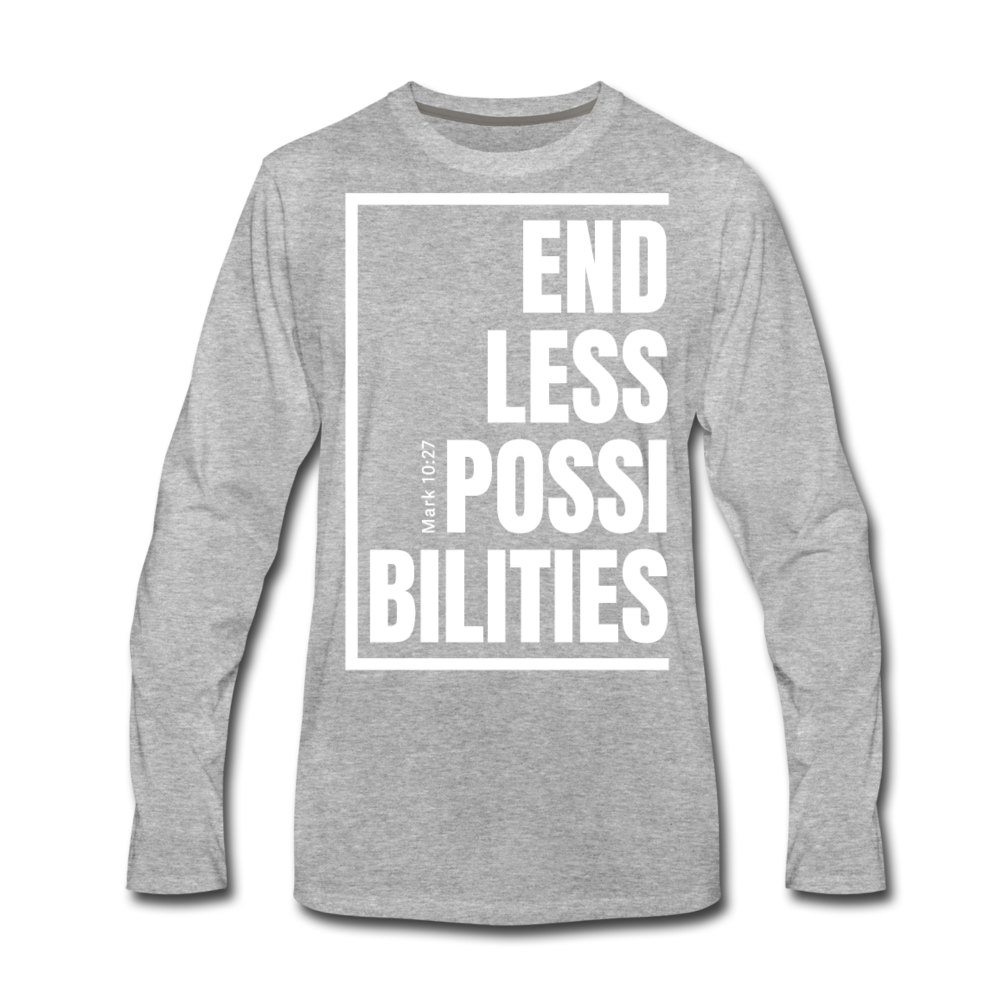 Endless Possibilities / Men Premium LSW - heather gray
