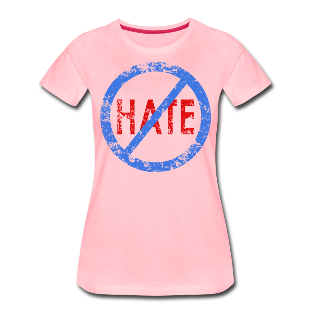 No Hate / Wom. Perfectly Basic BluRd Distressed - pink