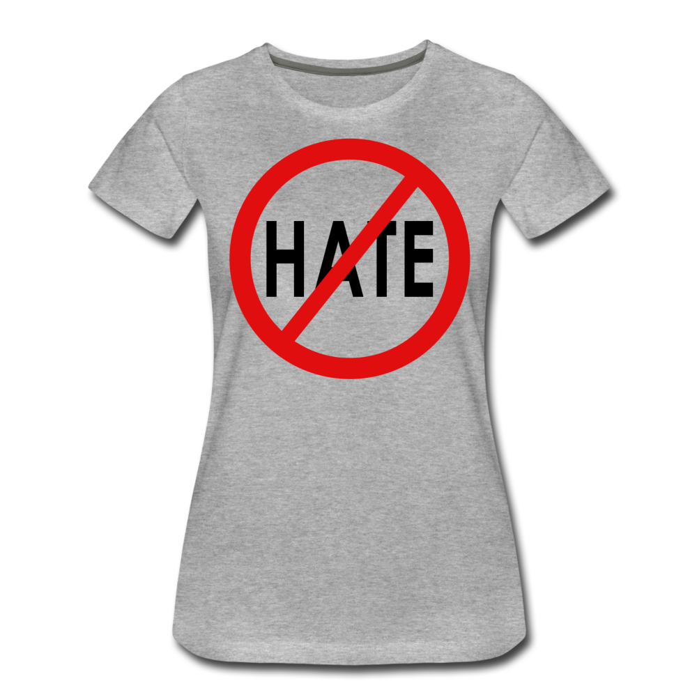 No Hate / Wom. Perfectly Basic RBlkC - heather gray